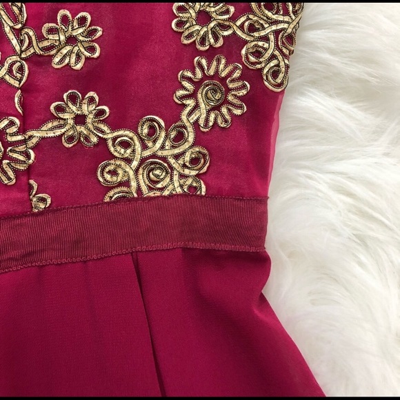 NWOT Francesca’s Ribbon Embellished Dress - Picture 6 of 7